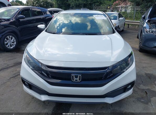 2HGFC2F80MH522544 2021 HONDA CIVIC White Սալոնի հետևի տեսք