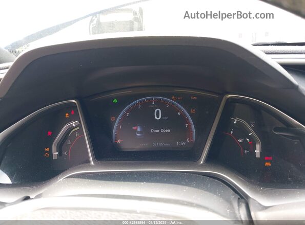 2HGFC2F82MH506443 2021 HONDA CIVIC Blue Widok tylnych siedzeń