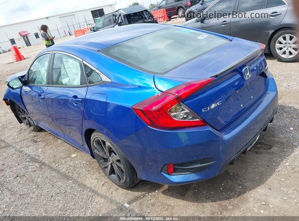2HGFC2F82MH506443 2021 HONDA CIVIC Blue Tył lewy