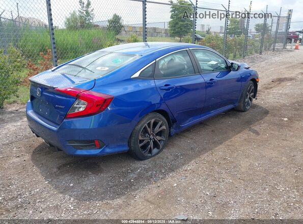 2HGFC2F82MH506443 2021 HONDA CIVIC Blue Tył prawy
