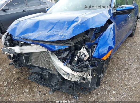 2HGFC2F82MH506443 2021 HONDA CIVIC Blue Widok z przodu