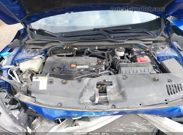 2HGFC2F82MH506443 2021 HONDA CIVIC Blue Widok z tyłu