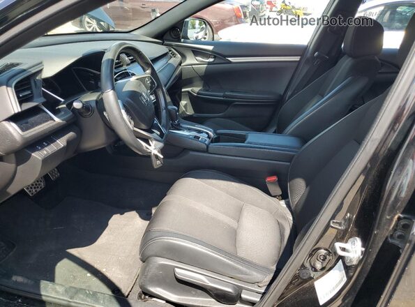 2HGFC2F82MH531424 2021 HONDA CIVIC Черный Вид салона спереди