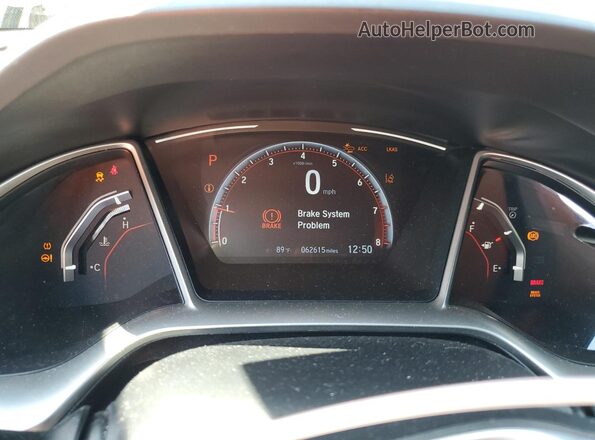 2HGFC2F82MH531424 2021 HONDA CIVIC Черный Вид щитка приборов