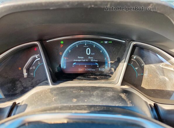 2HGFC2F85JH527458 2018 HONDA CIVIC Gray 
