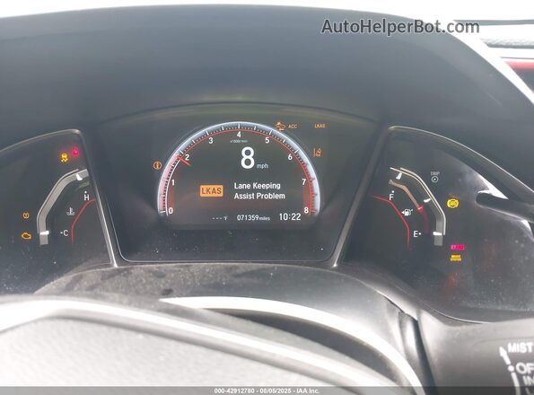 2HGFC3A52LH751292 2020 HONDA CIVIC Silver Вид задніх сидінь