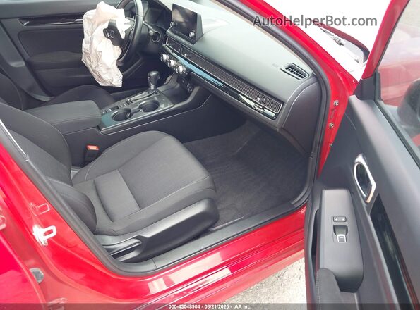 2HGFE1F77NH305778 2022 HONDA CIVIC Red Front interior view