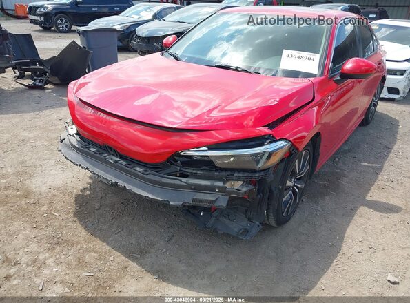 2HGFE1F77NH305778 2022 HONDA CIVIC Red Front view
