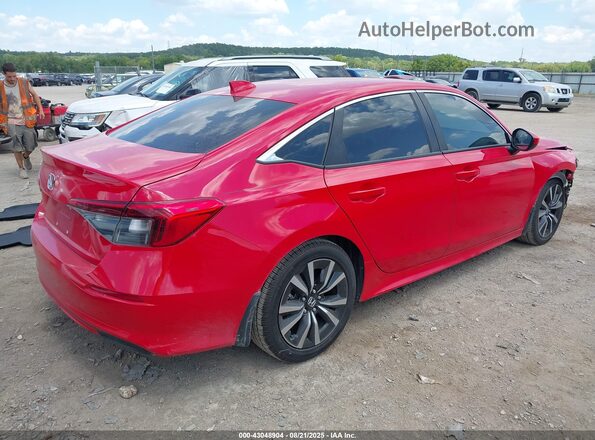 2HGFE1F77NH305778 2022 HONDA CIVIC Red Rear right