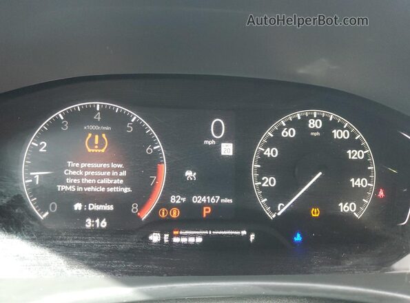 2HGFE1F7XRH306994 2024 HONDA CIVIC Blue Vista del cuadro de instrumentos