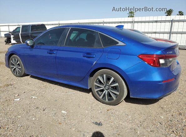 2HGFE1F7XRH306994 2024 HONDA CIVIC Blue Trasero izquierdo