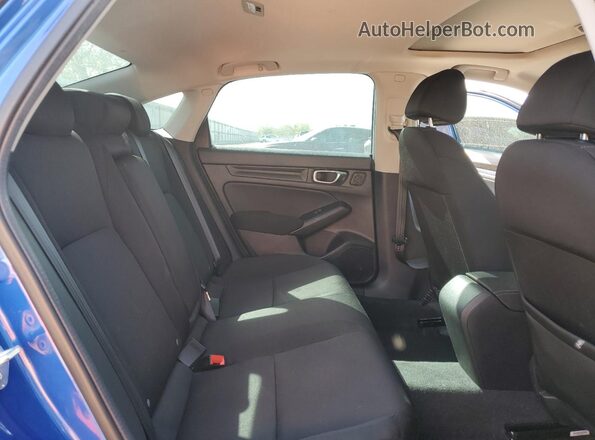 2HGFE1F7XRH306994 2024 HONDA CIVIC Blue Vista de los asientos traseros