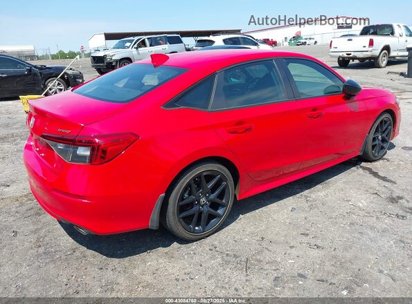 2HGFE2F55NH609051 2022 HONDA CIVIC Red Rear right
