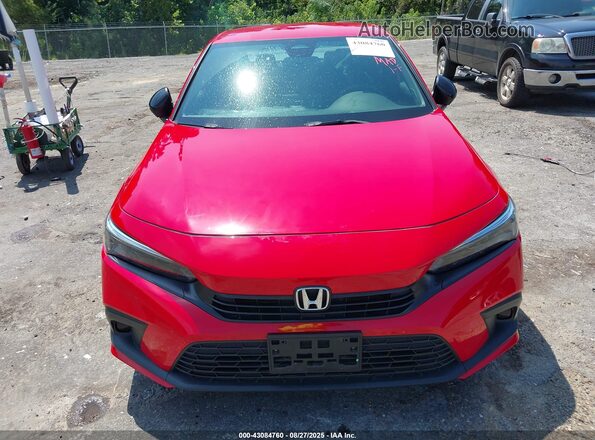 2HGFE2F55NH609051 2022 HONDA CIVIC Red Front view
