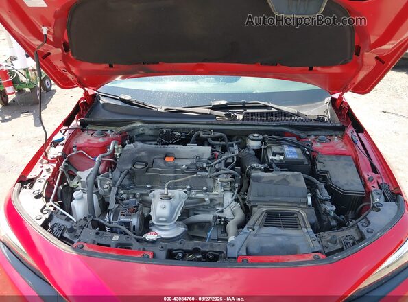 2HGFE2F55NH609051 2022 HONDA CIVIC Red Rear view