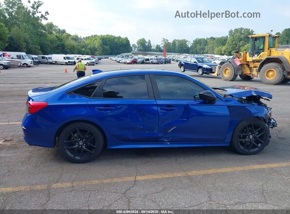 2HGFE2F58PH526233 2023 HONDA CIVIC Blue Widok wnętrza 360 stopni