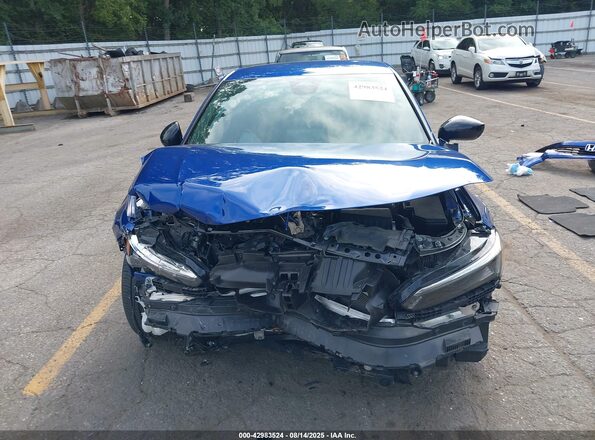 2HGFE2F58PH526233 2023 HONDA CIVIC Blue Widok wnętrza z tyłu