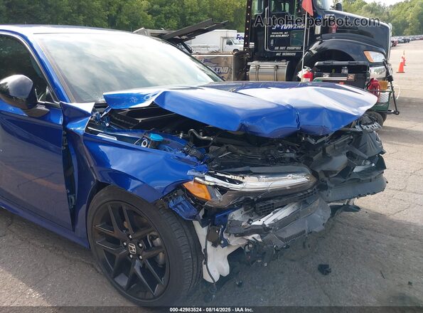 2HGFE2F58PH526233 2023 HONDA CIVIC Blue Widok z przodu