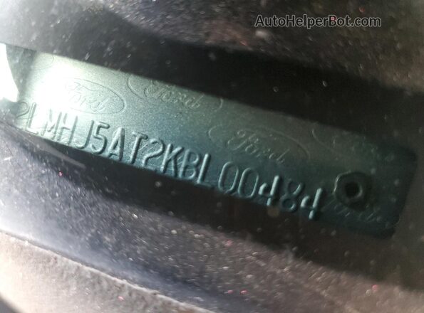 2LMHJ5AT2KBL00484 2019 LINCOLN MKT Burgundy VIN կոդի պիտակի տեսք