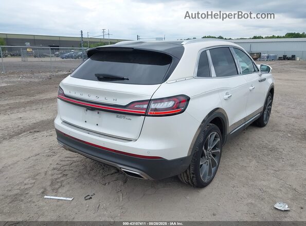 2LMPJ8K91LBL10666 2020 LINCOLN NAUTILUS White Հետևի աջ