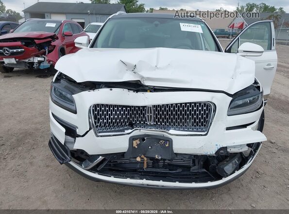 2LMPJ8K91LBL10666 2020 LINCOLN NAUTILUS White Դիմացի տեսք