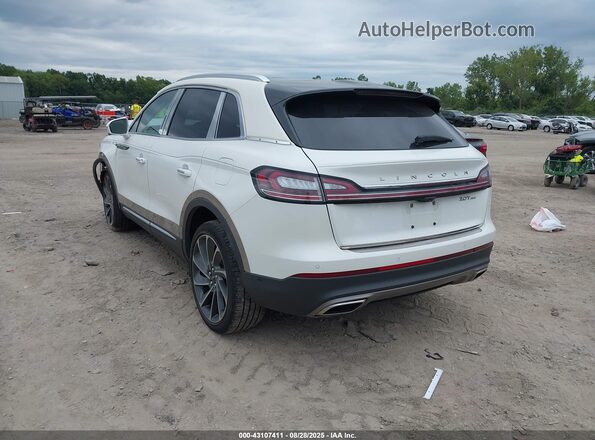 2LMPJ8K91LBL10666 2020 LINCOLN NAUTILUS White Հետևի ձախ