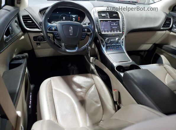 2LMPJ8L94KBL42783 2019 LINCOLN NAUTILUS Beige წინა პანელის ხედი