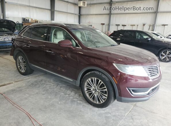 2LMPJ8LRXJBL11214 2018 LINCOLN MKX Maroon 