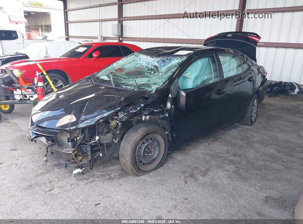 2T1BURHE9HC823612 2017 TOYOTA LL Black Առջևի ձախ երեք քառորդ տեսարան