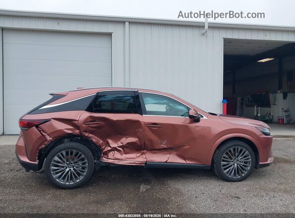 2T2BBMCAXPC005183 2023 LEXUS RX Orange Widok wnętrza z tyłu