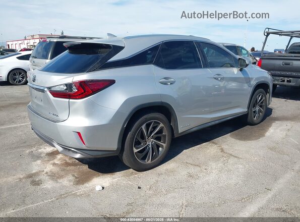2T2BGMCA5HC008642 2017 LEXUS RX 450H Silver Rear right