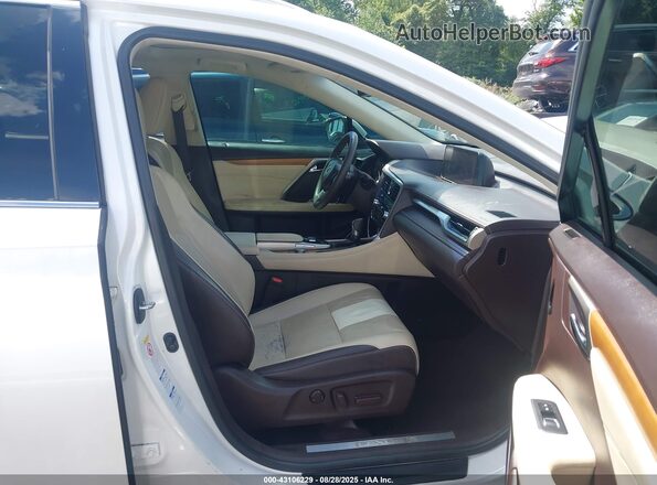 2T2BZMCA0JC147643 2018 LEXUS RX 350 Белый Вид салона спереди