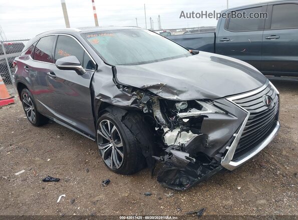 2T2BZMCA5JC156290 2018 LEXUS RX 350 Gray Widok z przodu