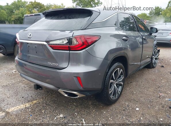 2T2BZMCA5JC156290 2018 LEXUS RX 350 Gray Tył prawy