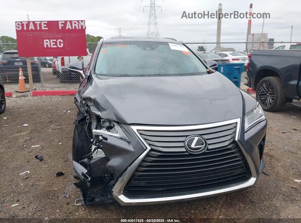 2T2BZMCA5JC156290 2018 LEXUS RX 350 Gray Widok zestawu wskaźników
