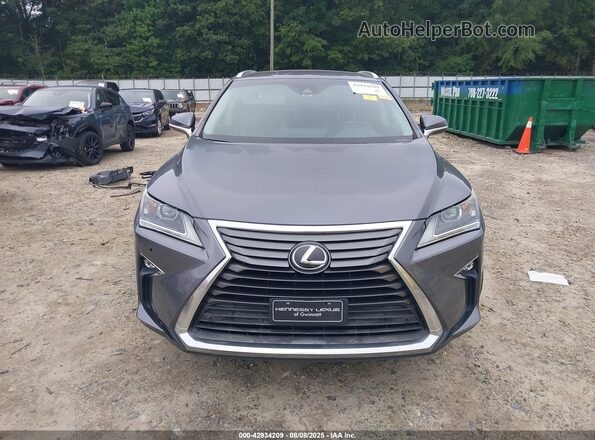 2T2ZZMCA0JC116990 2018 LEXUS RX 350 Gray Widok wnętrza z tyłu