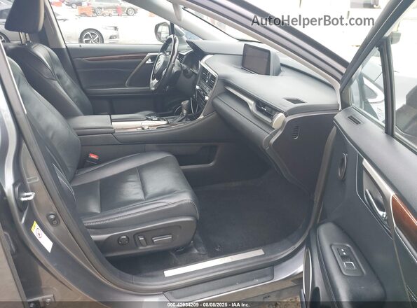 2T2ZZMCA0JC116990 2018 LEXUS RX 350 Gray Widok wnętrza z przodu