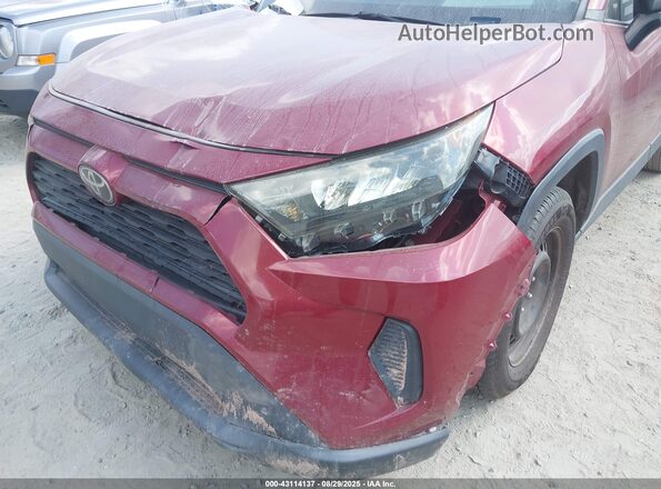2T3H1RFV4LC080654 2020 TOYOTA LE Red Vista frontal