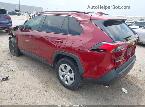 2T3H1RFV6LW090780 2020 TOYOTA LE Burgundy Հետևի ձախ