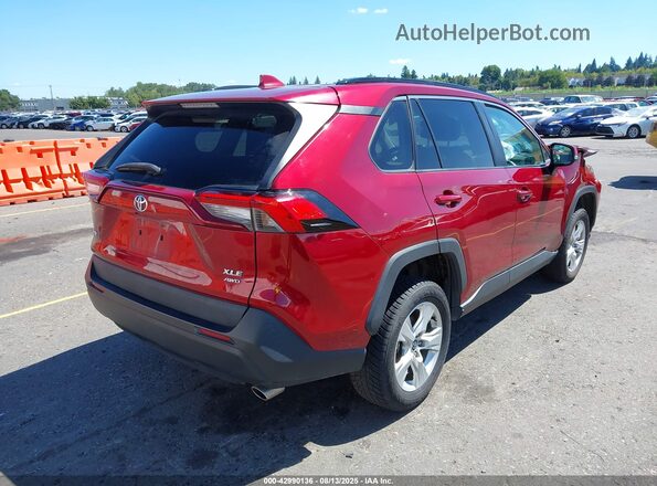 2T3P1RFV9LW121628 2020 TOYOTA LE Красный Задняя правая четверть
