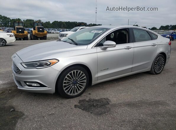 3FA6P0RU4JR128504 2018 FORD FUSION Silver 