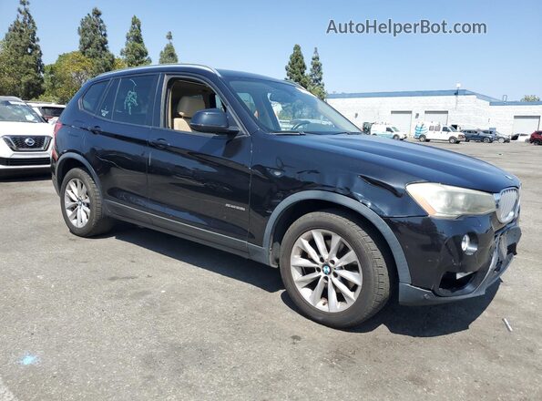 5UXWZ7C50H0V86015 2017 BMW X3 Black Vista frontal