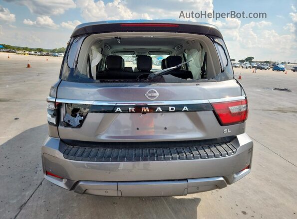 JN8AY2BD7N9676879 2022 NISSAN ARMADA Серый Вид салона спереди