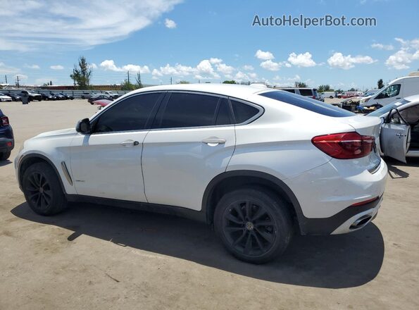 5UXKU2C5XJ0X48819 2018 BMW X6 White Հետևի աջ