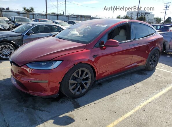 7SAXCAE57RF444414 2024 TESLA MODEL Red Задня ліва чверть