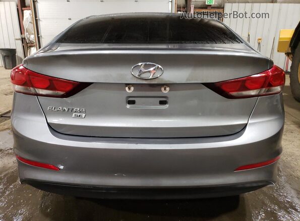 KMHD74LF9JU451423 2018 HYUNDAI ELANTRA Gray 