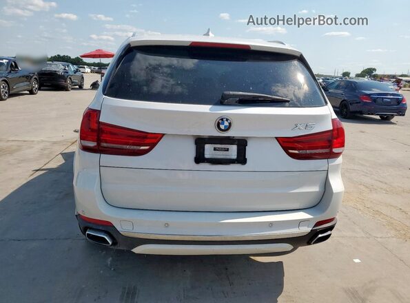 5UXKR2C51J0X09487 2018 BMW X5 White 