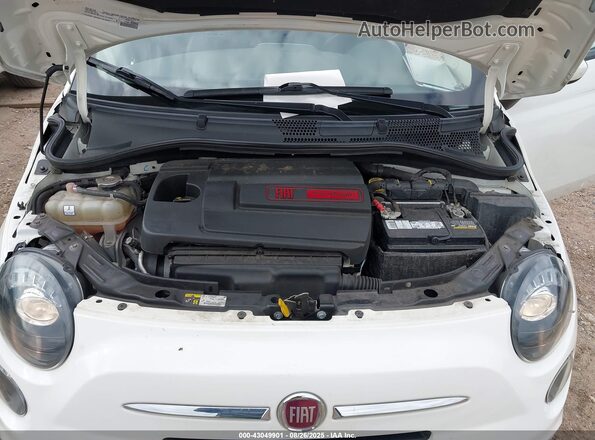 3C3CFFKR8HT600763 2017 FIAT 500 Белый Вид сзади