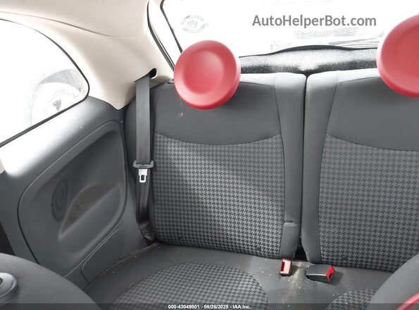 3C3CFFKR8HT600763 2017 FIAT 500 Белый Вид наклейки с VIN-кодом