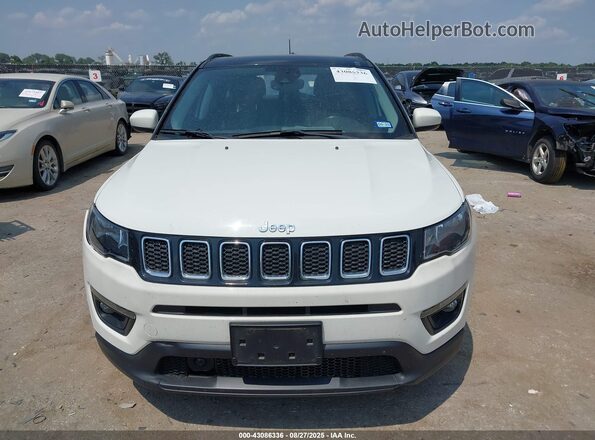 3C4NJCBB4LT229811 2020 JEEP COMPASS White ხელსაწყოთა პანელის ხედი